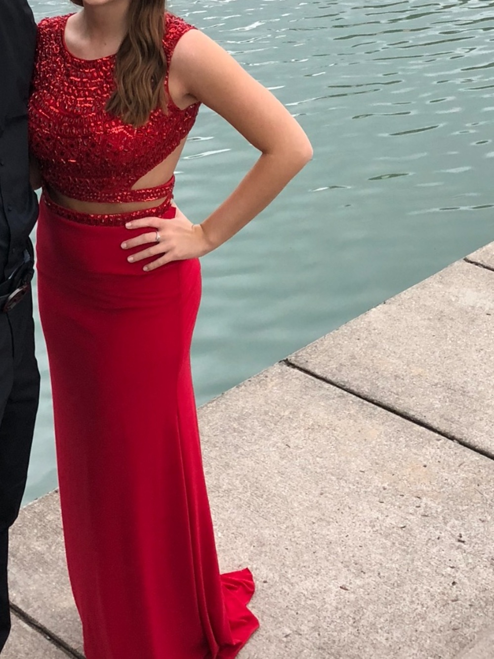 Sherri Hill Red Prom Dress